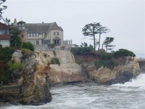 house with lighthouse